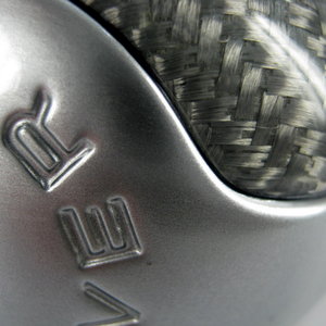 Range Rover Sport Gear Knob - Silver Carbon Fibre Preview